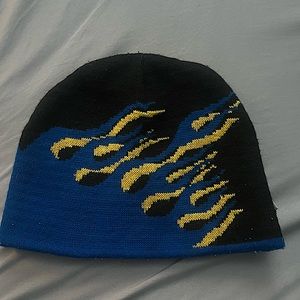 X-treme culture beanie blue,yellow black